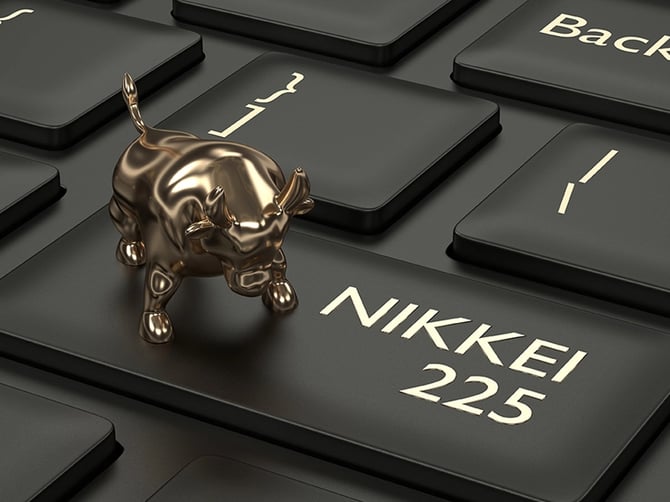 Nikkei Rockets on News of Pro-Business Japan Leader